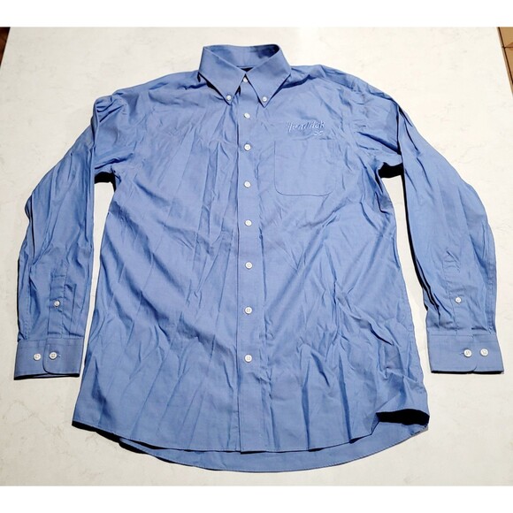 Team Hendrick Collection By Oobe Men's 16 1/2 34/35 L/S Blue Employee Tech Shirt - Picture 2 of 12